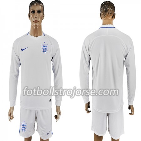 England Matchtröjor Hemma Fotbollströja VM 2018 Långärmad England Matchtröjor Hemma Fotbollströja VM 2018 Långärmad